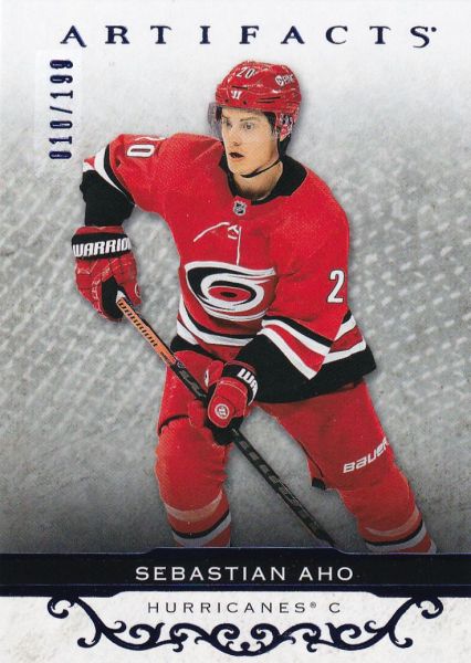insert karta SEBASTIAN AHO 21-22 Artifacts Stars Royal Blue /199