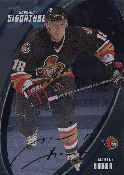 AUTO karta MARIAN HOSSA 02-03 BAP Signatures Series číslo 024