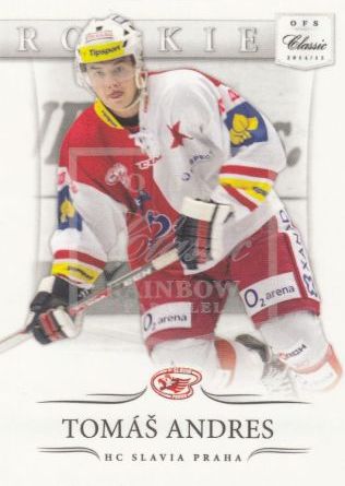 paralel RC karta TOMÁŠ ANDRES 14-15 OFS Classic Ser. 2 Rookie Rainbow /125