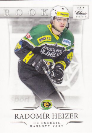 řadová RC karta RADOMÍR HEIZER 14-15 OFS Classic Ser. 2 Rookie číslo 398