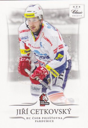 paralel karta JIŘÍ CETKOVSKÝ 14-15 OFS Classic Ser. 2 Glacier /25