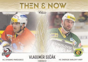 insert karta VLADIMÍR SIČÁK 16-17 OFS Classic Ser. 1 Then and Now číslo TN-6