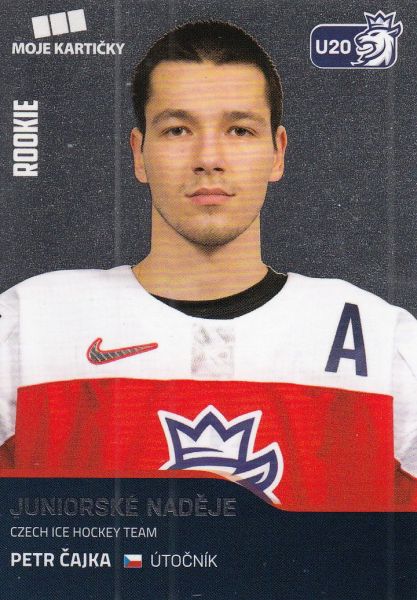 řadová karta PETR ČAJKA 19-20 Moje kartičky číslo 75