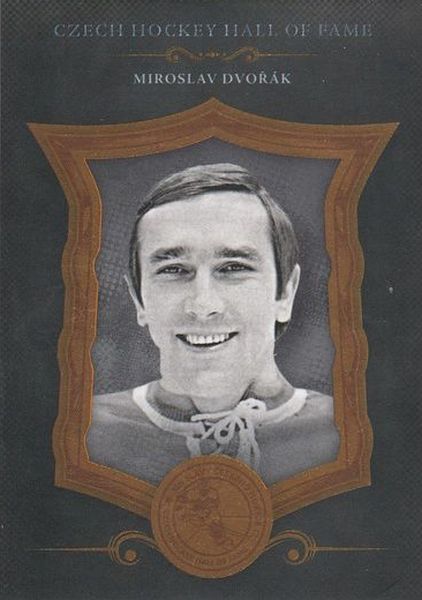 paralel karta MIROSLAV DVOŘÁK 19-20 OFS Síň Slávy Black Cut /25