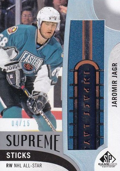 stick karta JAROMÍR JÁGR 17-18 SPGU Supreme Sticks /15