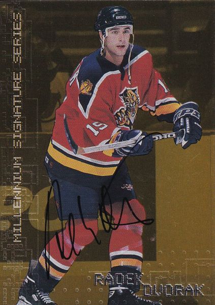AUTO karta RADEK DVOŘÁK 99-00 BAP Millennium Signature Series Gold číslo 111