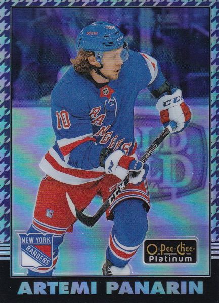 paralel karta ARTEMI PANARIN 20-21 OPC Platinum Retro Purple Houndstooth /15