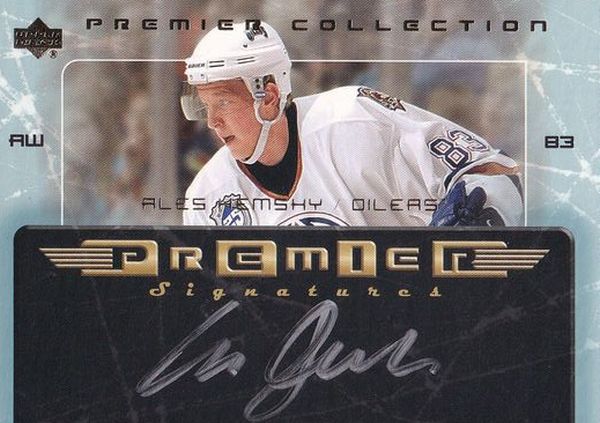 AUTO karta ALEŠ HEMSKÝ 03-04 UD Premier Collection Premier Signatures 