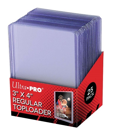 UP 3" X 4" Clear Regular Toploader 25ct